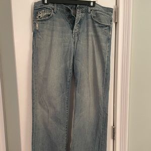 7 for all mankind.  Size 34.  Austin fit
